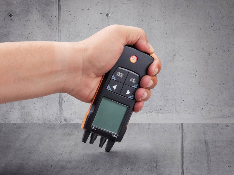 Testo 512-2 - Diferenčný tlakomer s pripojením 0–2000 hPa